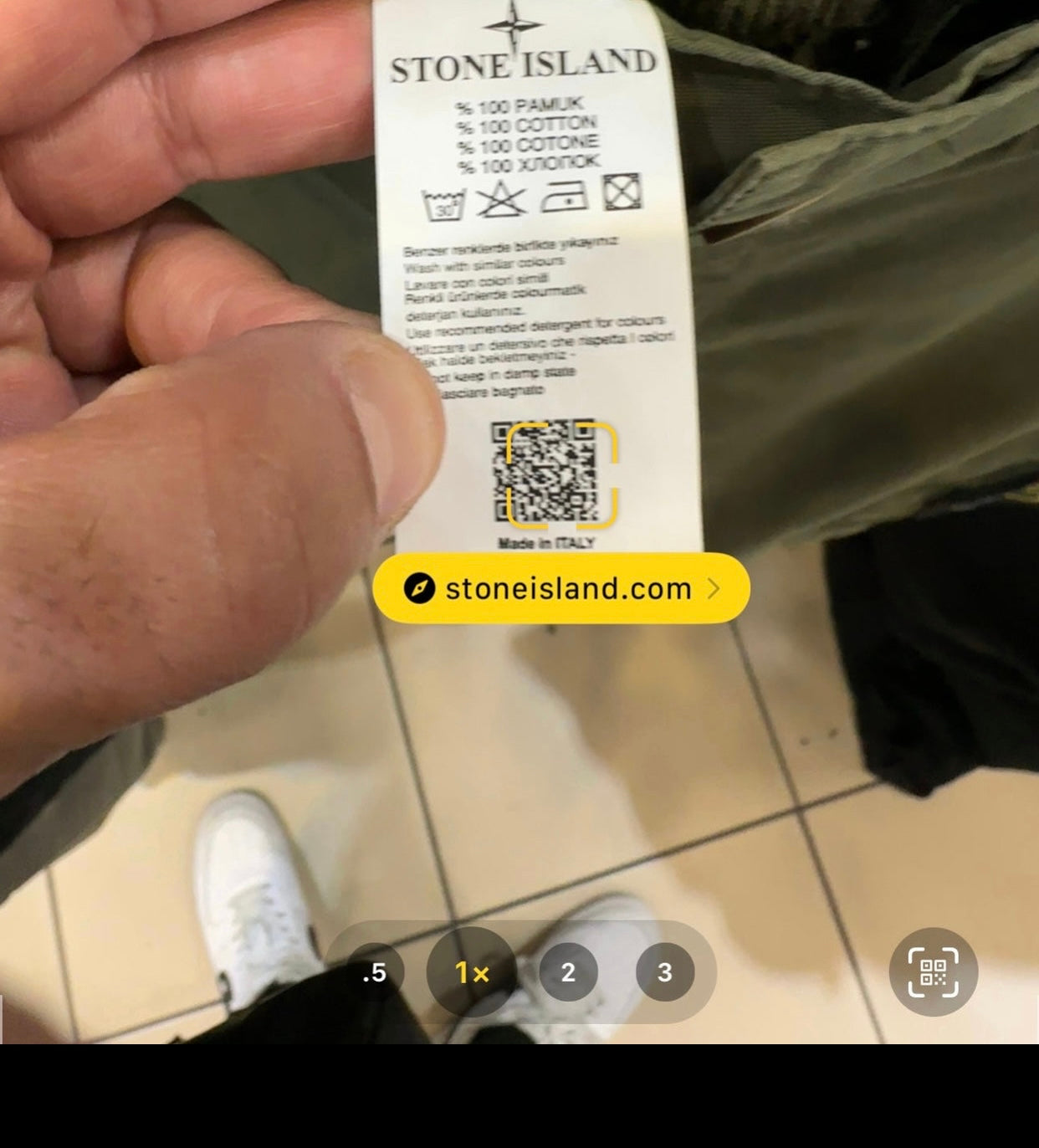 CARGO ΠΑΝΤΕΛΟΝΙ ΜΑΥΡΟ - STONE ISLAND 2024